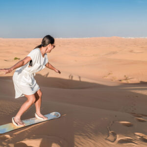 Zand boarden in Swakopmund